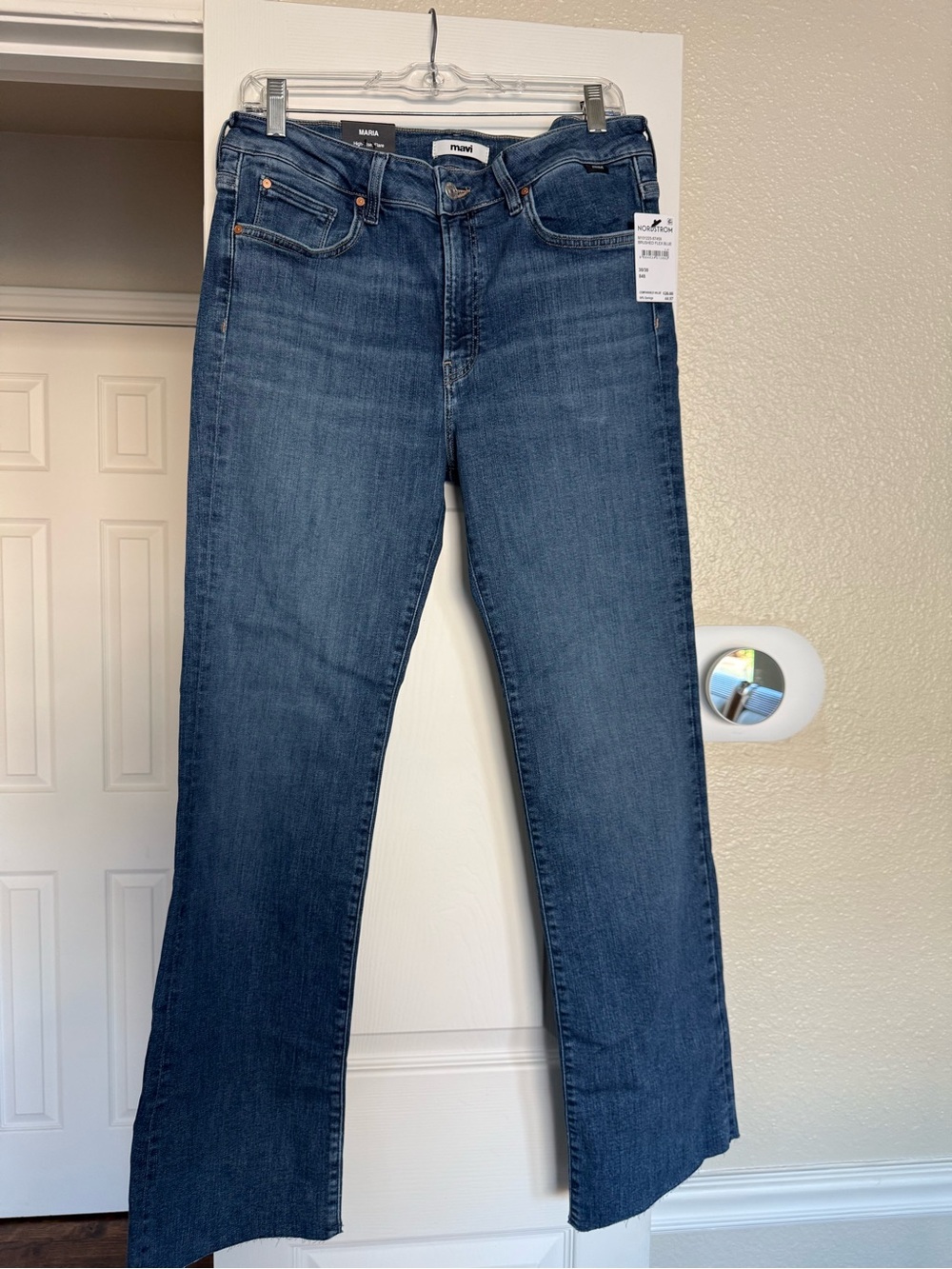 Mavi Wide Leg Jeans in Dark Blue Wash size 30 NWT